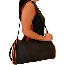 Bolsa Porta Bolas Cor Preto-laranja Foto mini 2