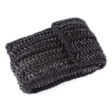Bolsa Porta Celular Com Tecido E Corrente Prata A12,5xc8cm Foto mini  3