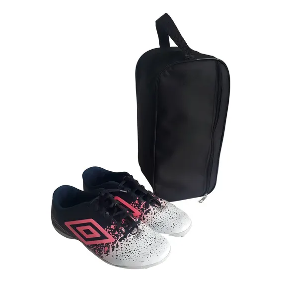 Bolsa Porta Chuteira Em Nylon 600 Cor Preto Foto 1