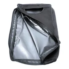 Bolsa Porta Sacola Sacolinha Plástica Loja Feira Cor Preto Foto mini 4