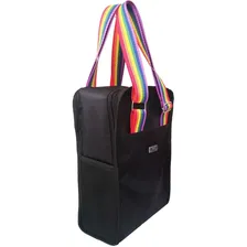 Bolsa Porta Vinho Térmico P/2 Garrafas C/alça Colorida Pride Cor Preta Colorida Foto mini 3