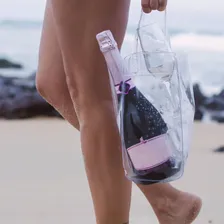 Bolsa Pvc Transparente Com Zíper - Academia Praia Maquiagem Foto mini 2