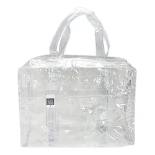 Bolsa Pvc Transparente Com Zíper - Academia Praia Maquiagem Foto mini 1