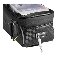Bolsa Quadro Rockbros Celular Bike Impermeável Cor Preto Foto mini  2