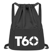 Bolsa Saco Academia Mochila Viagem Mala Esportiva Bag Escola Cor Preto Foto mini 1