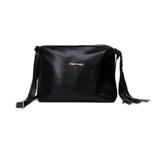 Bolsa Saco Feminina Couro Bovino Legítimo Média Foto mini 1