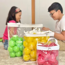 Bolsa, Saco Organizador De Brinquedos, Tamanho M 30x30x15 Cor Branco Foto mini 4