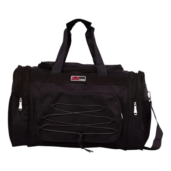 Bolsa Sacola De Viagem Mala Média 24 Resistente Esportiva Cor Preto Tamanho M Foto 1