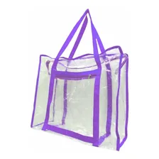 Bolsa Sacola Em Pvc Cristal Transparente Grande Jumbo Cdp Rx Foto mini 1