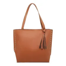 Bolsa Sacola Feminina Grande Kit Com 2 Alça de Ombro e Lado Foto mini  3