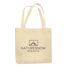 Bolsa Sacola Retornável Ecobag - Natures Now Cor Bege Foto mini 2