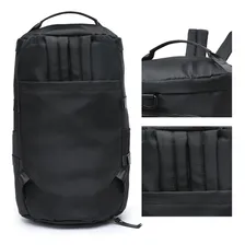Bolsa Sacola Treino Academia Fitness Multifuncional Viagem Cor Preto Liso Foto mini 4
