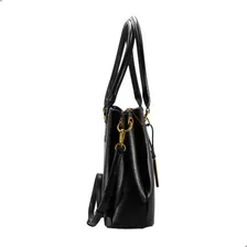 Bolsa Santa Lolla Tote Bag Floater Preta Alça Transversal Foto mini 3