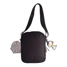 Bolsa Snoopy Snoopy Retangular Sp2379 - preto Foto mini 2