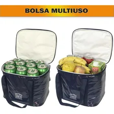 Bolsa Térmica 10 Litros Lanches Bebidas Fruta Cerveja Refrigerante 15 Latas Praia Cor Azul Foto mini 3