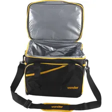 Bolsa Térmica 17 Litros Preta E Amarela Vonder Foto mini 2