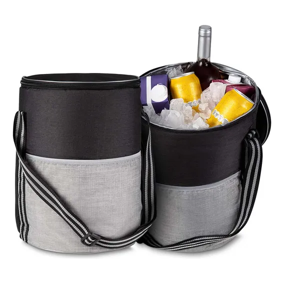 Bolsa Térmica 25l Alça De Ombro User4 Cinza Foto 1