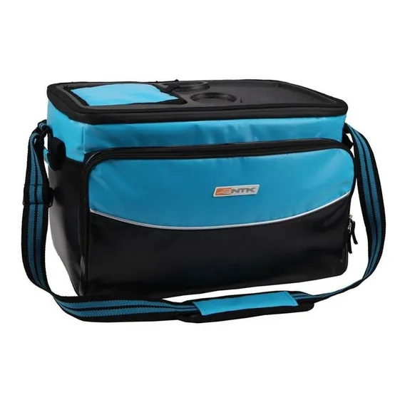 Bolsa Térmica Aloha Com Alça 26 Litros Azul E Preto Nautika Foto 1