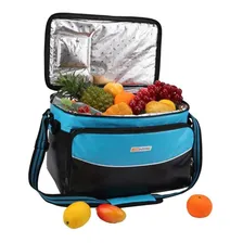 Bolsa Térmica Aloha Com Alça 26 Litros Azul E Preto Nautika Foto mini 2