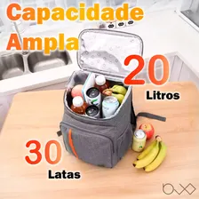 Bolsa Térmica Bvx Bag Bolsa Térmica Para Viagem De 40l - Cinza Foto mini 2