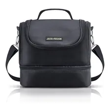 Bolsa Térmica Com 2 Compartimentos Preto Foto mini 2