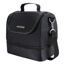 Bolsa Térmica Com 2 Compartimentos Preto Foto mini 1