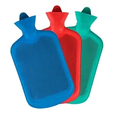 Bolsa Térmica Compressa Água Quente Em Borracha 2 Litros Foto mini 2