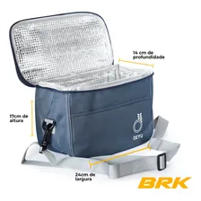 Bolsa Térmica Feminina Masculina Marmita Lanche Bebidas Foto mini 3