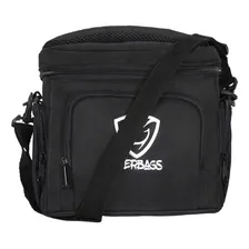 Bolsa Térmica Fitness Master Porta Marmita Lancheira Frasqueira Preto Foto mini  2