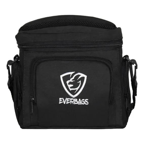 Bolsa Térmica Fitness Master Porta Marmita Lancheira Frasqueira Preto Foto 1