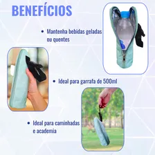 Bolsa Térmica Garrafa Pequena Cooler Porta Bebida Bolsinha Foto mini 4
