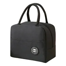 Bolsa Termica Lancheira Marmita Bolsinha Marmiteira Feminina Masculina Fitness Compacta Portátil Sacola Foto  mini 1
