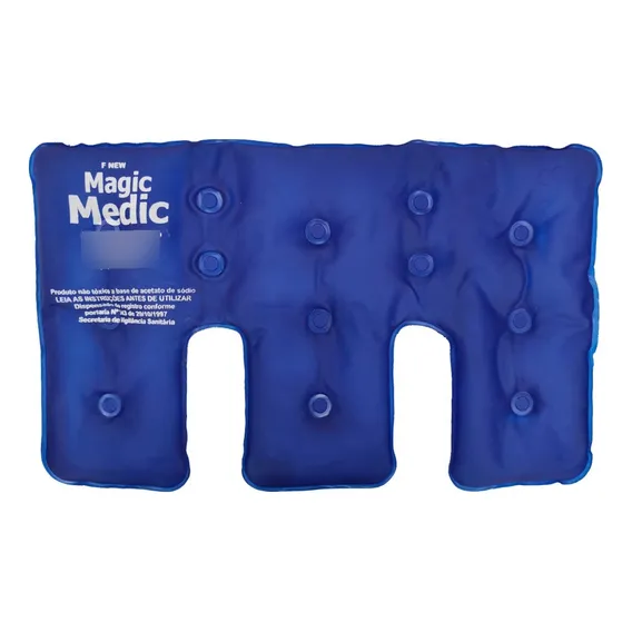 Bolsa Térmica Magic Medic Aquece Sozinha Compressa Quente Fn Cor Azul Foto 1