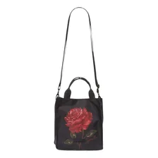 Bolsa Tote Farm Bolsa Com Estampa De Flor - Rosalia Preta Foto mini  2