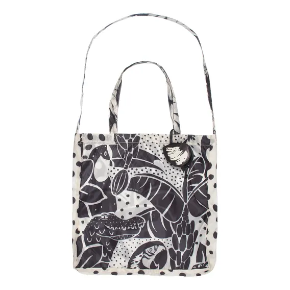 Bolsa Tote Farm Bolsa Estampada - Preto E Branco Foto 1