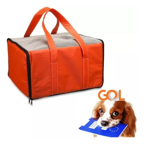 Bolsa Transporte Aéreo Cia Gol Para Cães E Gatos Foto 1