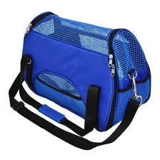 Bolsa Transporte Nylon 600 Atenas São Pet Cão E Gato Azul Foto mini 1