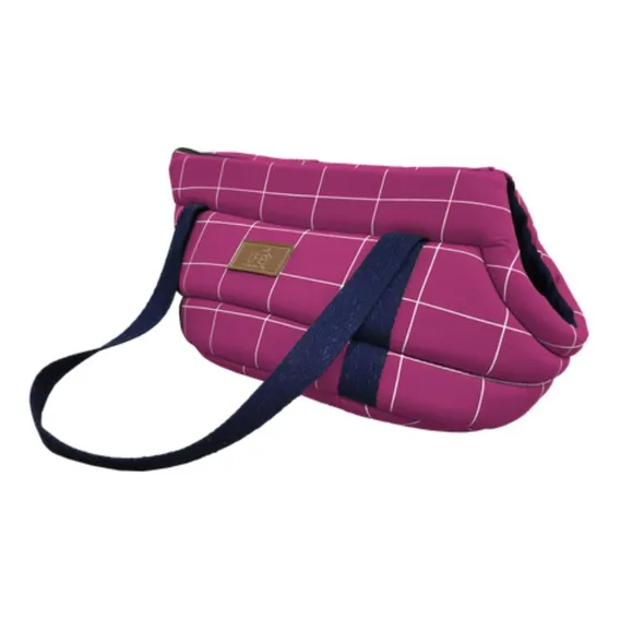 Bolsa Transporte Para Pet - Fabrica Pet Cor Vinho Foto 1