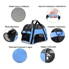 Bolsa Transporte Pet Gato Cachorro Avião Viagens Foto mini 3