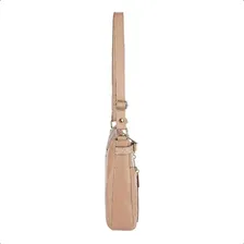 Bolsa Transversal De Couro Chloe Cor Nude Foto mini 3