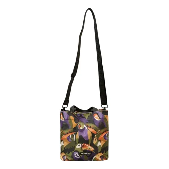 Bolsa Transversal Farm Bolsa Tucanos - Estampa Foto 1