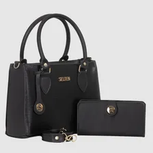 Bolsa transversal Selten Bolsa Transversal e Carteira - preto Foto mini 1
