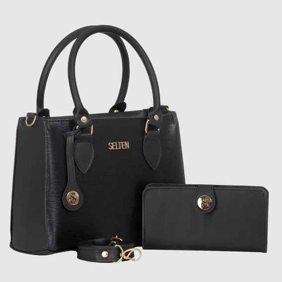 Bolsa transversal Selten Bolsa Transversal e Carteira - preto Foto 1