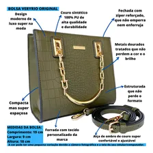 Bolsa Very Rio Nova Coleção Tendência Top Da Moda Cor Bolsa Verde Moda Correia De Ombro Foto mini 2