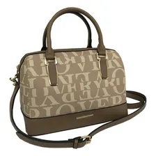 Bolsa Veryrio Bauzinho Monograma Cor Cáqui Marrom Foto mini 2