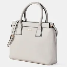 Bolsa Via Marte Shopping Bag Grande Cor Branco Foto mini 3