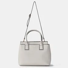 Bolsa Via Marte Shopping Bag Grande Cor Branco Foto mini 4