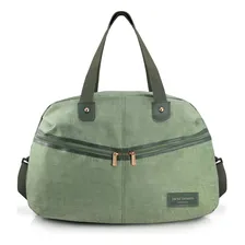 Bolsa Viagem Alça Mão Transversal Grande Verde Foto mini 1