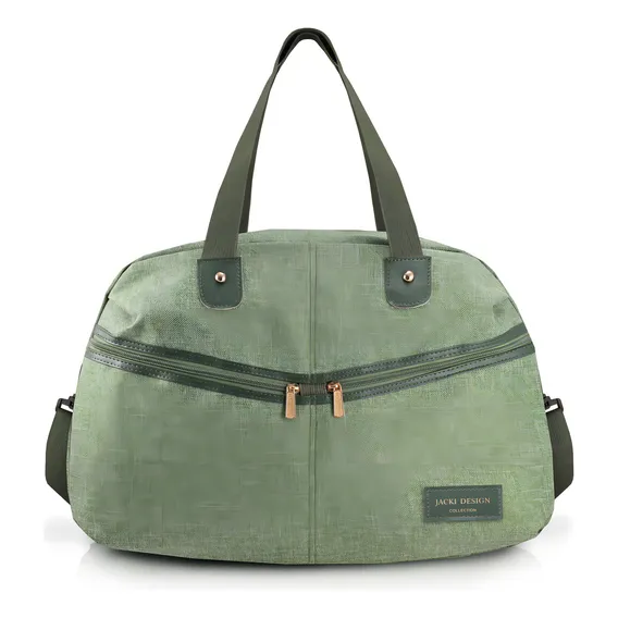 Bolsa Viagem Alça Mão Transversal Grande Verde Foto 1