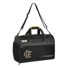 Bolsa Viagem Mala Grande Flamengo Rubro Negro Cor Preto Foto mini 1